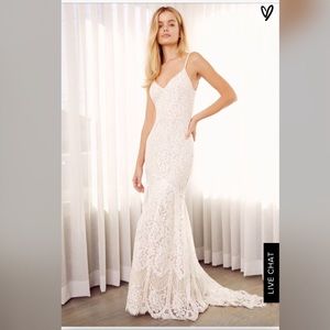 Lace White Maxi Dress